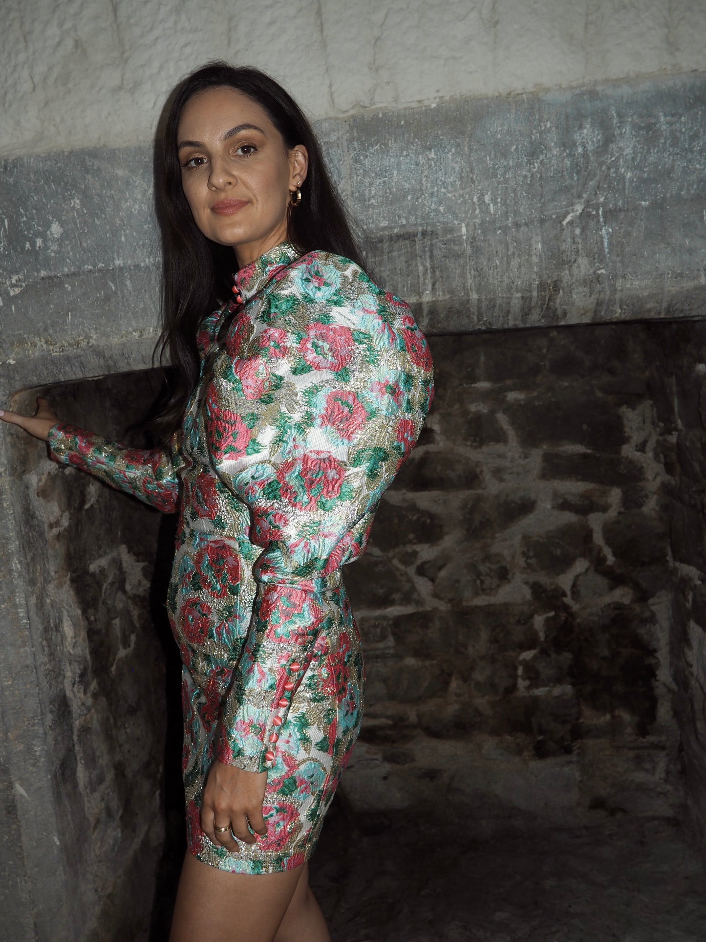 Rotate Birger Christensen Kim Jacquard Mini Dress