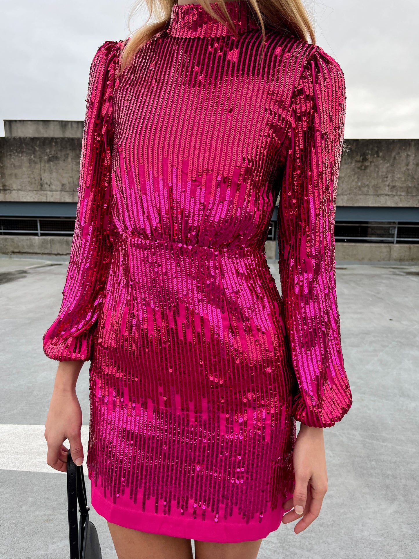 Rixo Lara Sequinned Mini Dress