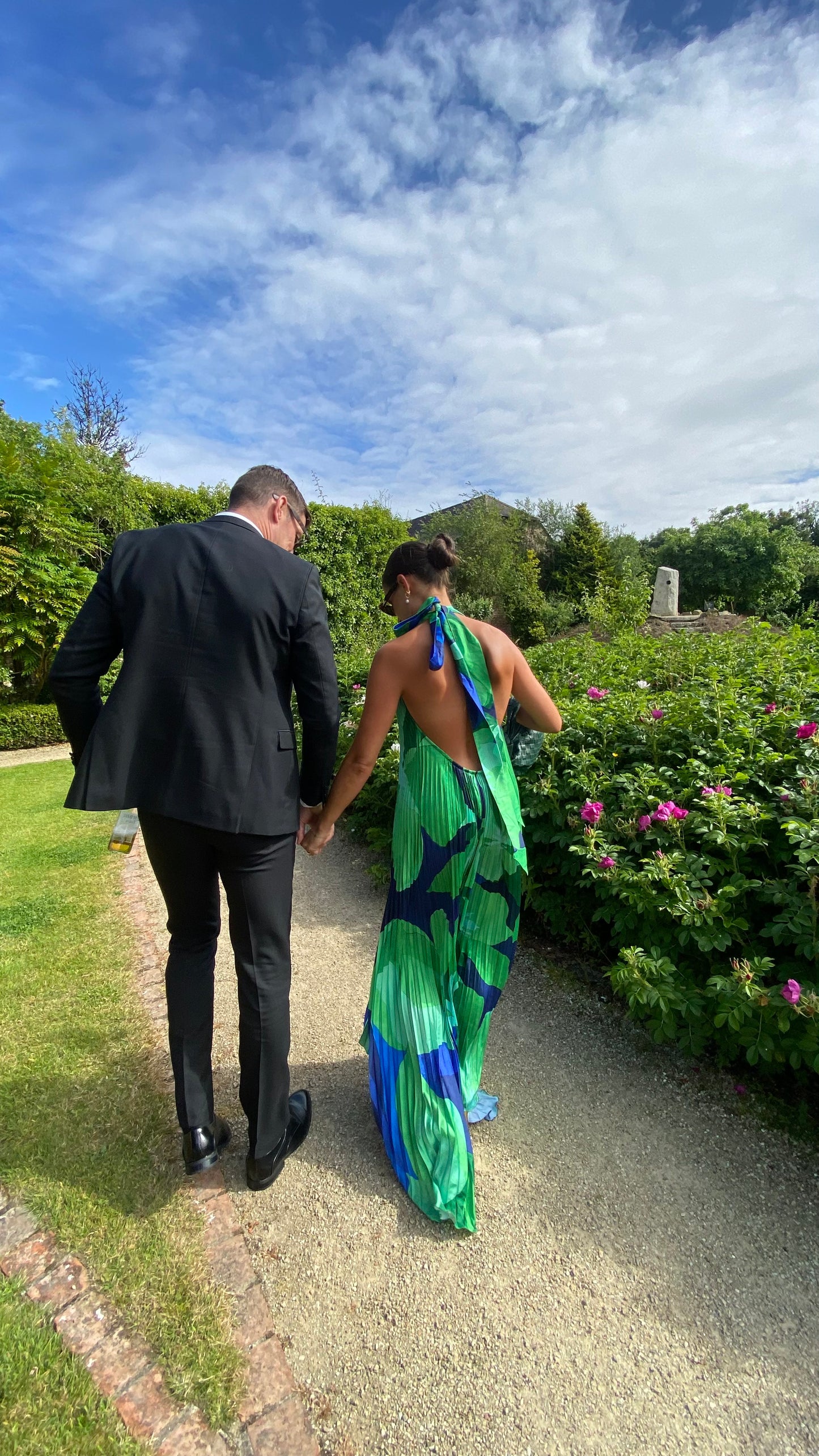 L'idee Opera Gown in Capri Green