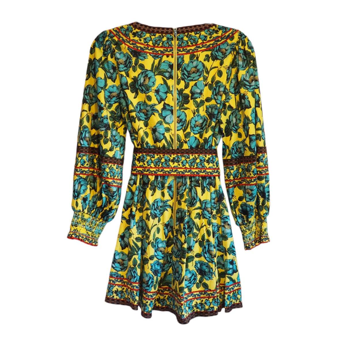 ALICE + OLIVIA Wrap-effect Printed Cotton-blend Mini Dress