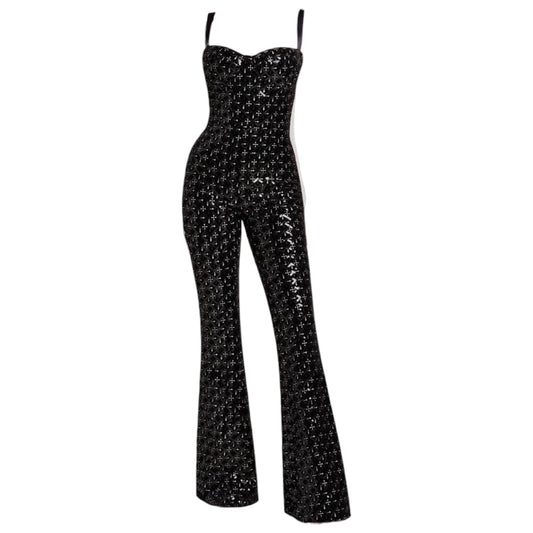 Nadine Merabi Hailey Black Jumpsuit