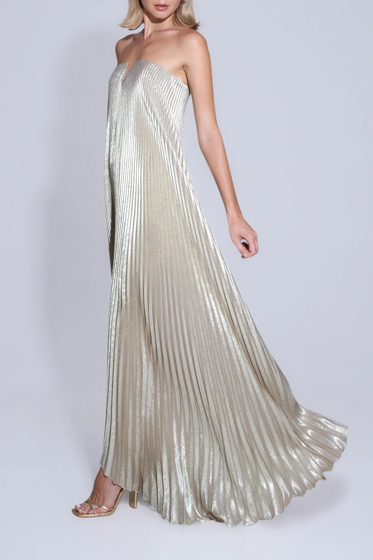 L’idee Black Tie Gown - Gold Shimmer