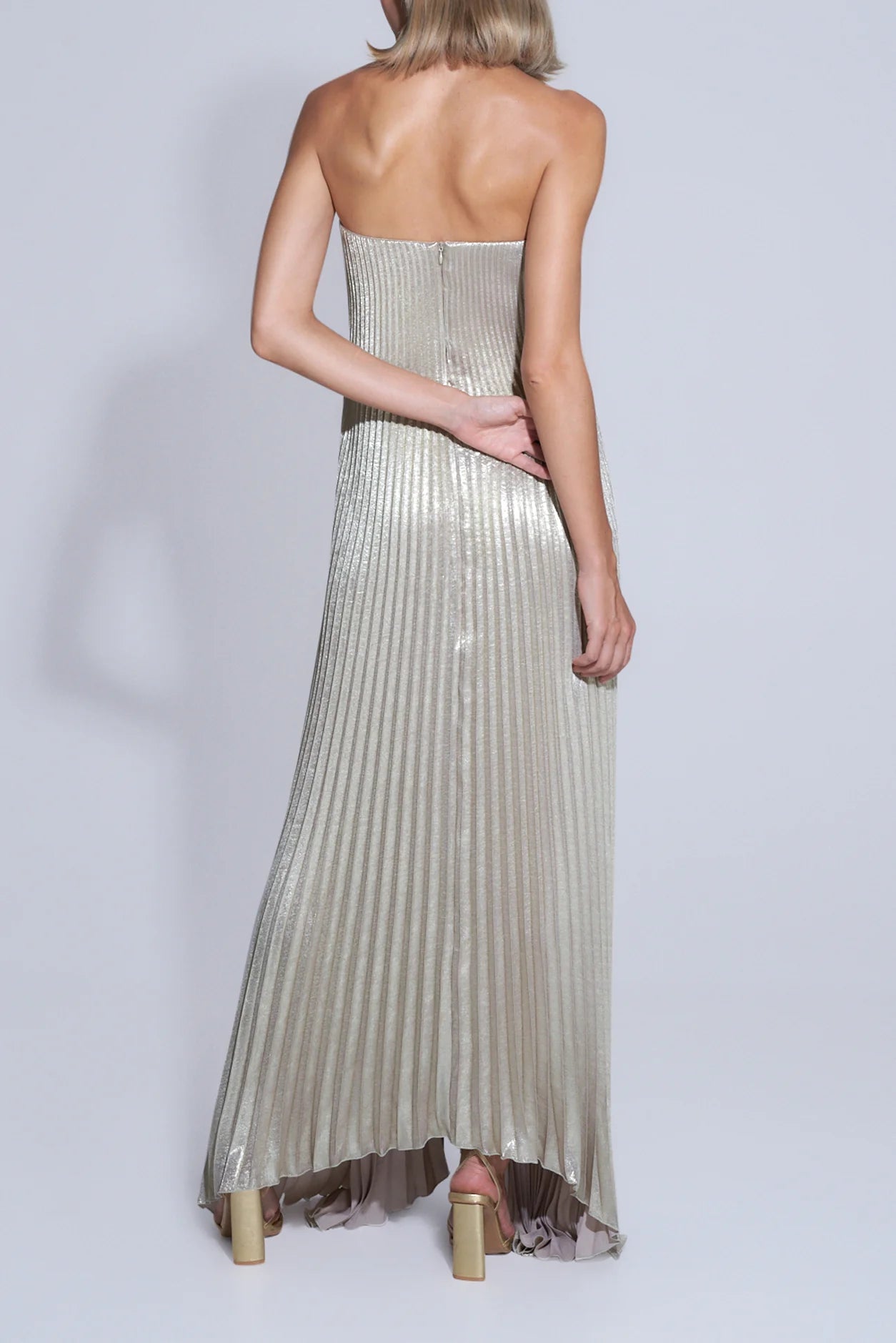 L’idee Black Tie Gown - Gold Shimmer