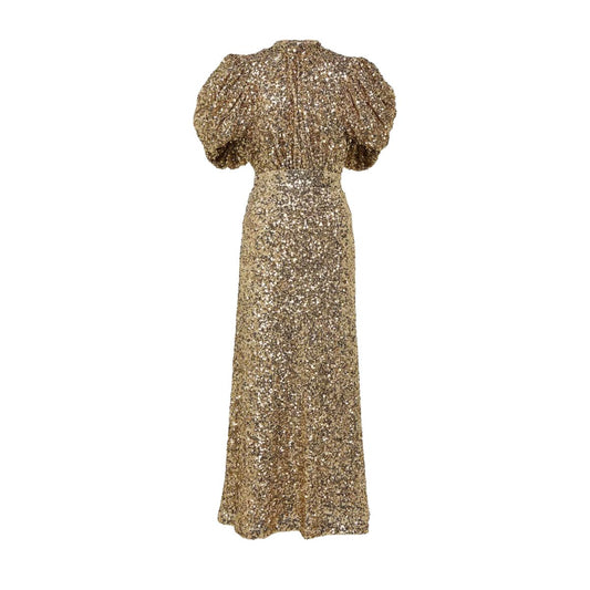 Rotate Birger Christensen Sequined puff-sleeve midi dress