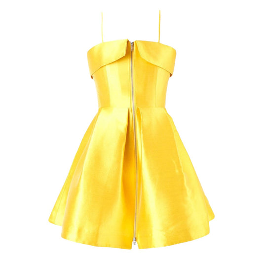 Alex Perry Yellow Gold Orla Dress